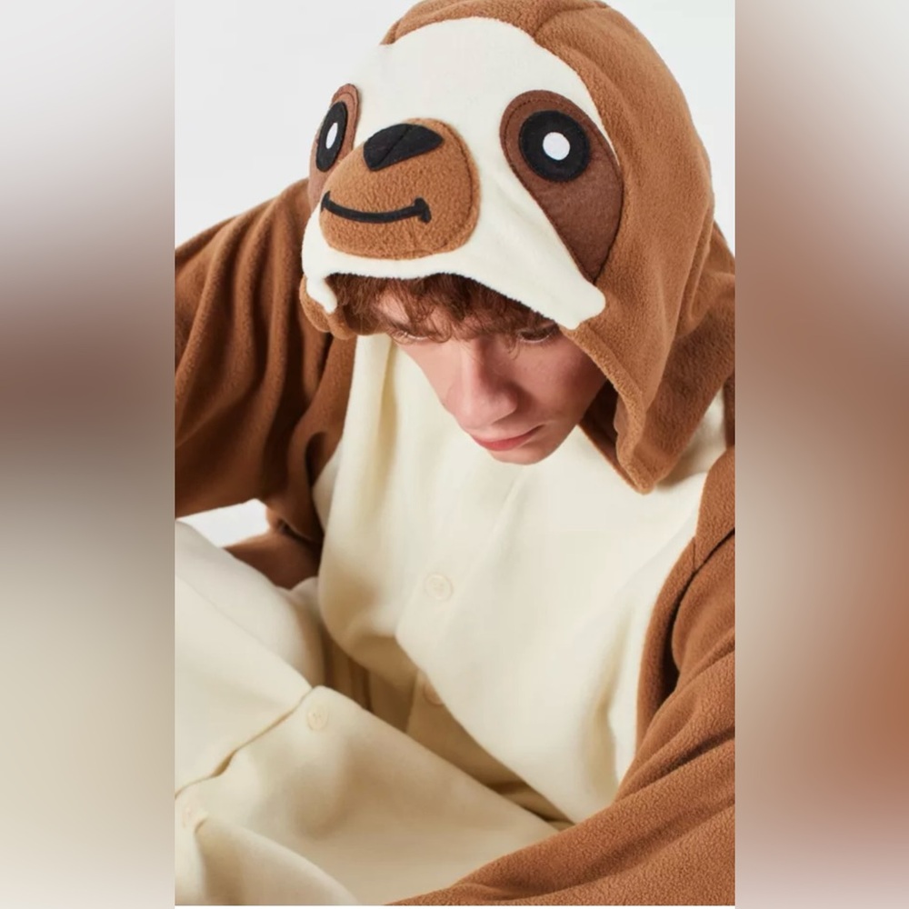 Large woman’s SLOTH Onesie COSTUME